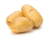 Três unidades de batata inglesa